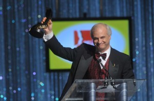 Mark Terry accepting his Gemini Award