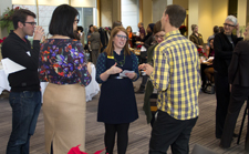 photo of a group of people at the scholars reception