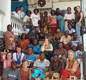 photo of Prof. Annie Bunting and her research team