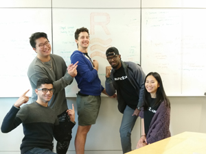 photo of Team RueView hard at work