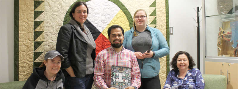 photo of some of the members of the app development team