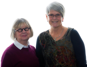 photo of Nadine Cross and Gail Mitchell