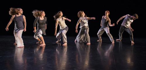 photo of the York Dance Ensemble performing Michelle Silagy’s Snowlight. Photo by Craig Chambers.