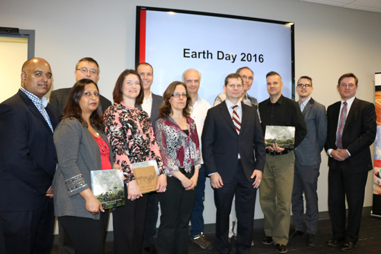 photo of the 2016 winners with Martin Bunch and CSBO assistant vice-president Richard Francki