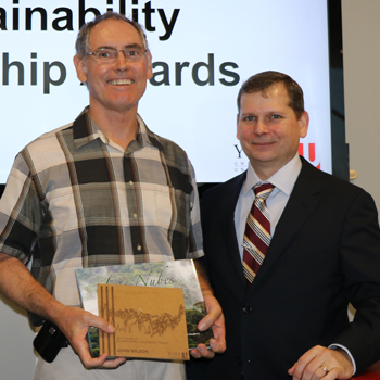 photo of John Wilson (left) with Martin Bunch