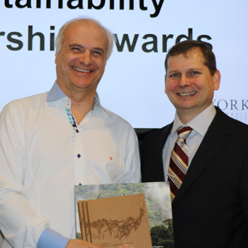photo of Mark Terry (left) with Martin Bunch