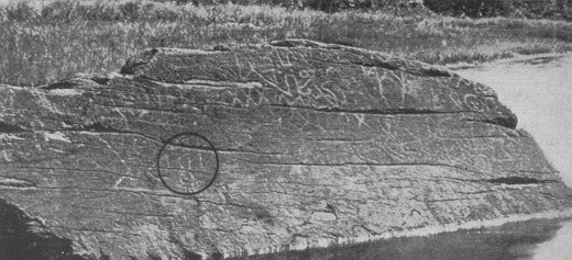 Dighton Rock Source: Wikimedia Commons