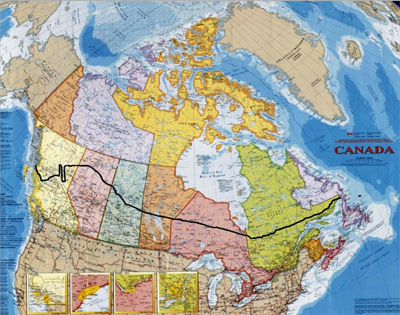 map of canada