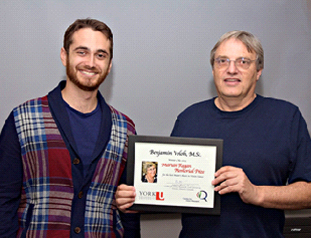 photo of Benjamin Voloh and Dr. Laurence Harris