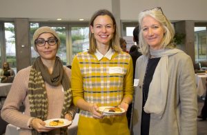 photo of Nasim Beigi Mohammadi, Samantha Fashler and Dean Barbara Crow