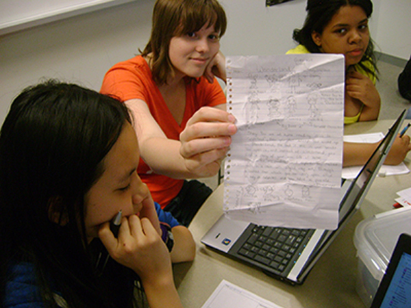 photo of a couple of young women who participated in the study