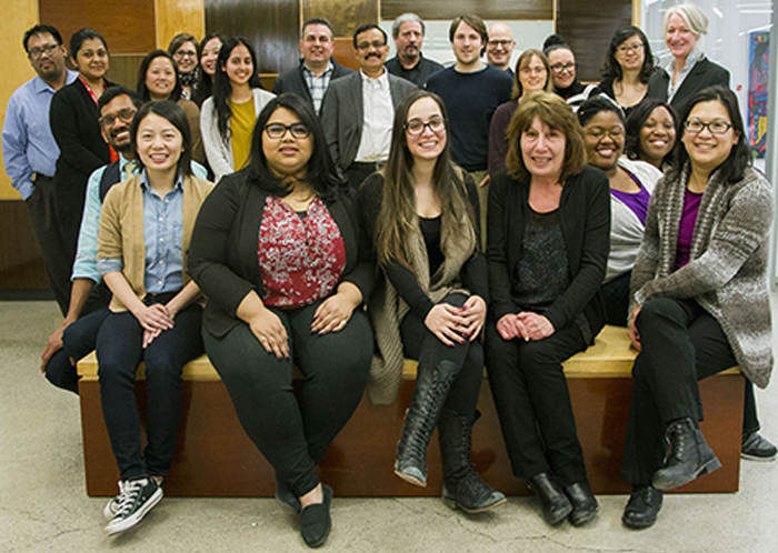group photo of the staff from the Office of the Dean, Faculty of Graduate Studies