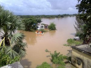 photo of a flood in India