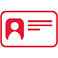 icon of an ID card